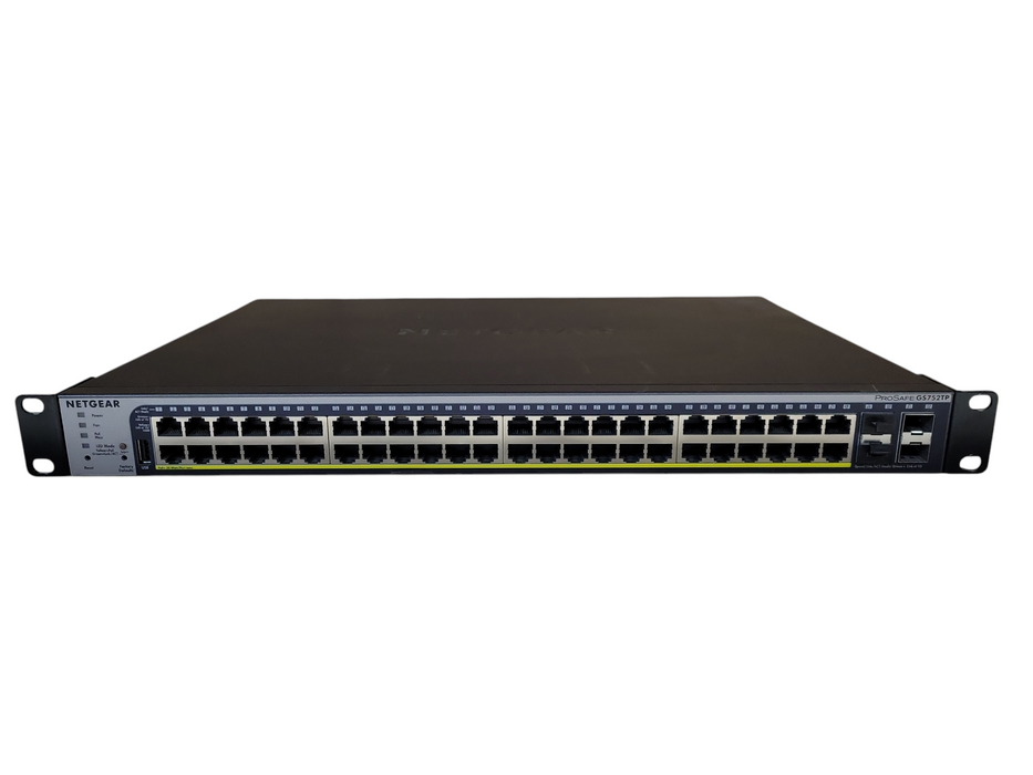 NetGear ProSafe GS752TP 48-Port Gigabit Smart Switch PoE+ w/4x SFP ports !
