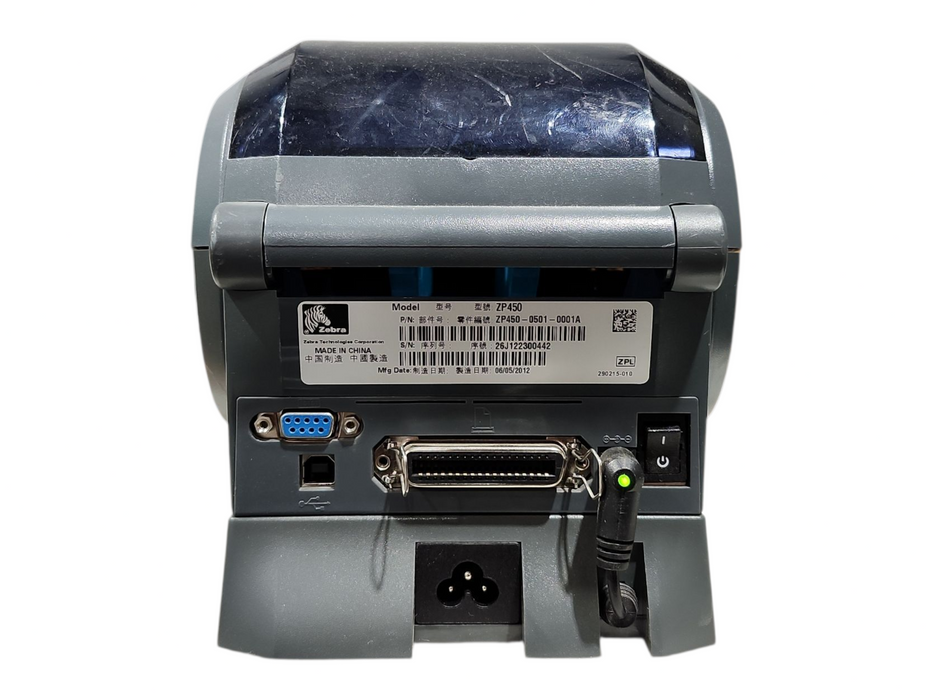 Zebra ZP450 Label Thermal Bar Code Printer, ZP450-0501-0001A