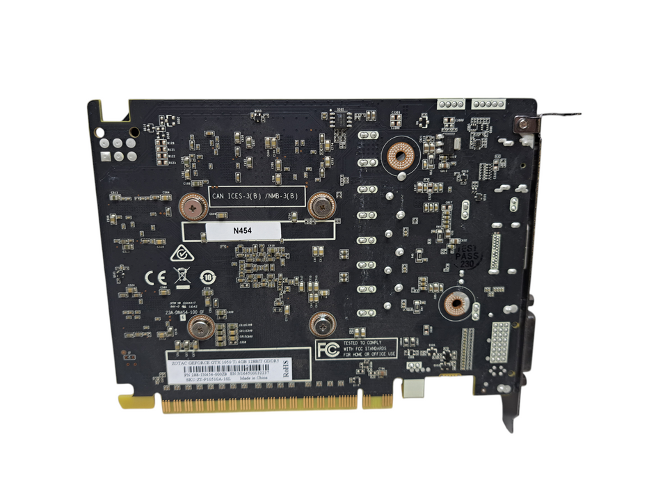 Zotac GeForce GTX 1050 Ti 4GB GDDR5 Graphics Card | DVI HDMI DP )