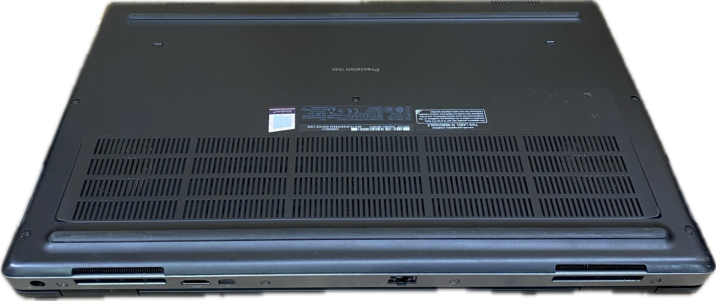 Dell Precision 7530 i7-8750H QUADRO P2000 4GB GPU 32GB RAM 256GB SSD Q Lap200