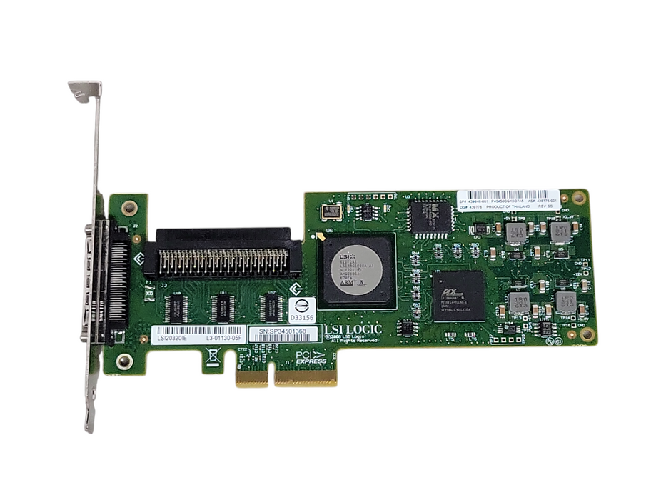 LSI Logic SCSI LVD/SE Controller PCI Express x4 LSI20320IE 439946-001 _