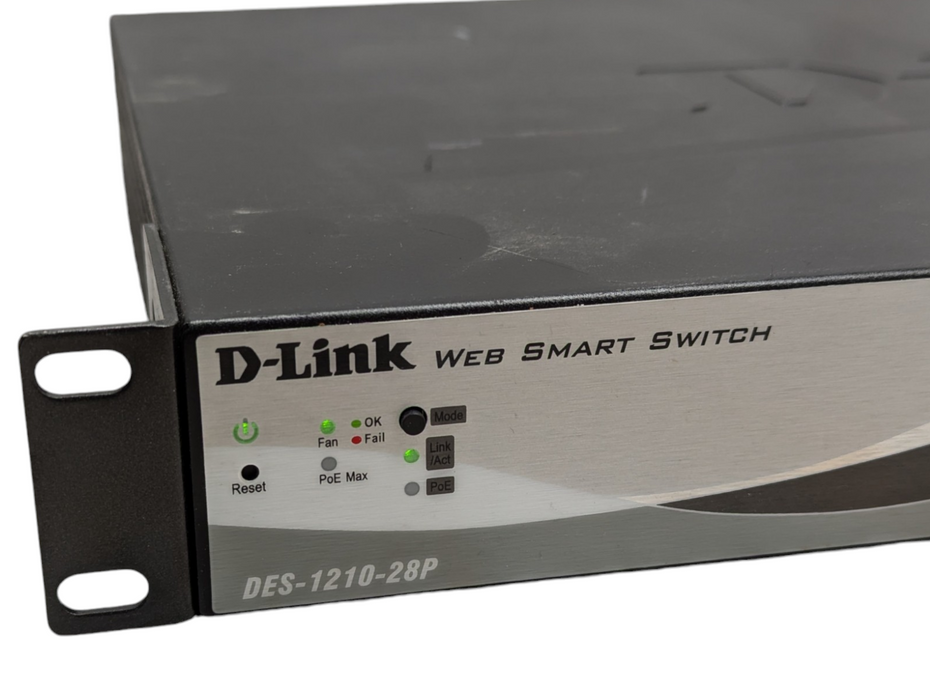 D-Link Web Managed Gigabit with PoE Smart Switch DES-1210-28P 2x SFP Uplinks  -