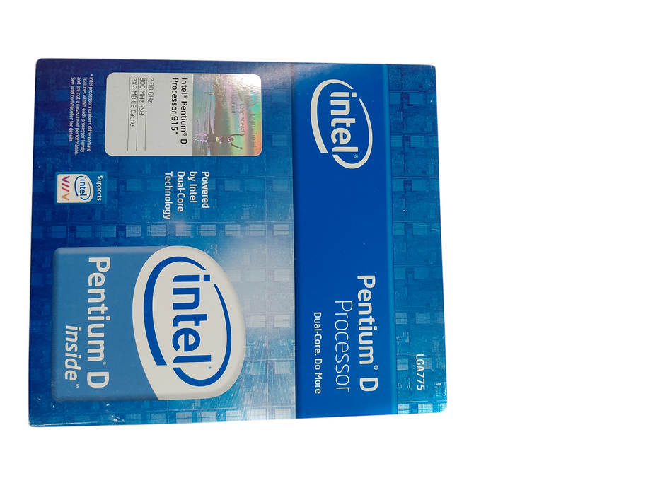 intel pentium D Processor 915 LGA775 2.80ghz 2x2 L2 Cache Q=