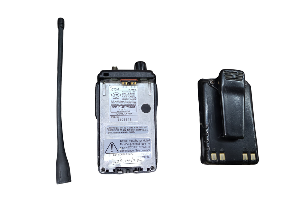 LOT 17x iCOM IC-F60 UHF 450-512 MHz 4W 128CH Transceiver Two Way Radio