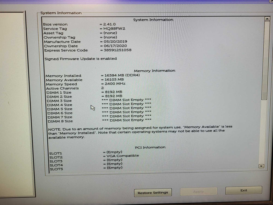 Dell Precision 5820, Xeon W-2133 3.60GHz, 16GB DDR4, 1TB SSD WX7100 $