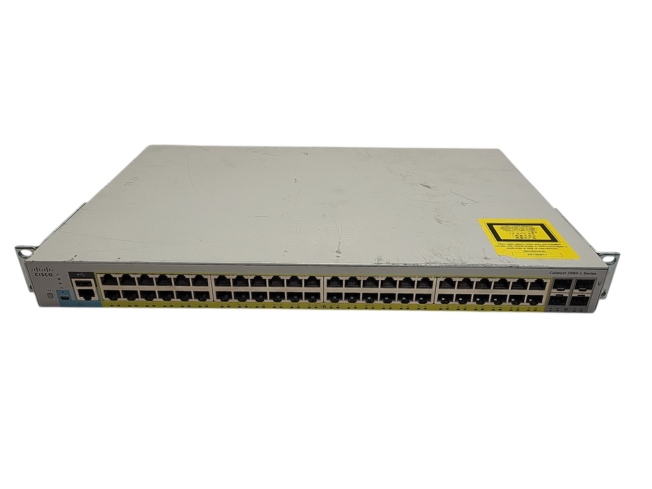 Cisco WS-C2960L-48PS-LL V01 48-Port Gigabit PoE Network Switch $