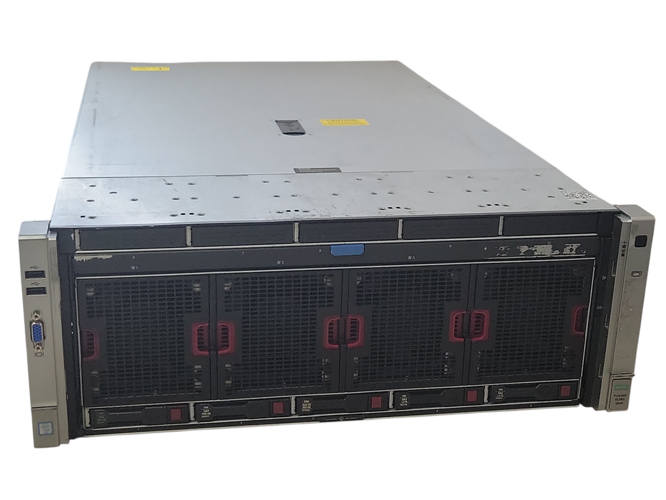HP DL580 Gen9 4x Xeon E7-8890v3 128GB DDR4 P830i 4x PSU, 5x 2.4TB SAS HDDs _