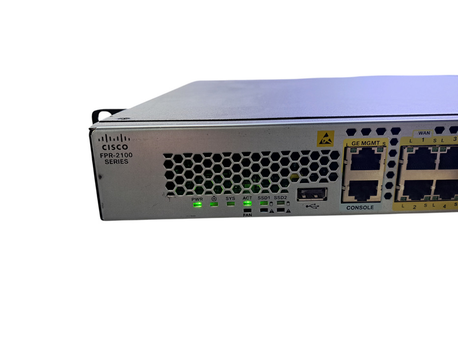 Cisco FPR-2110 Series 2100 Firewall Security Appliance *No SSD*