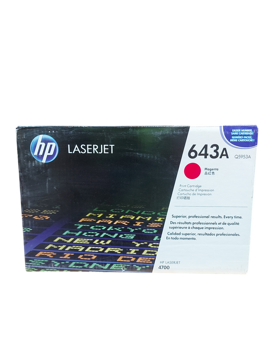 HP 643A Magenta Q5953A Print Cartridge for HP Lazerjet 4700 Q