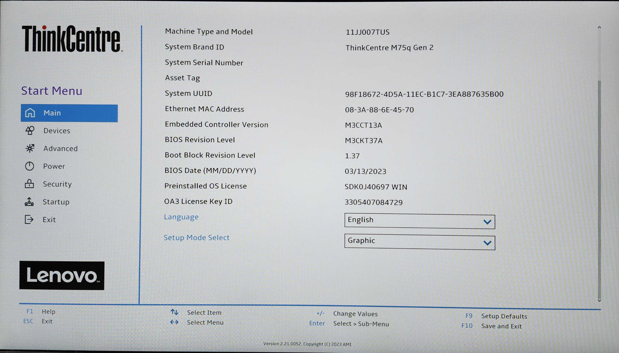 Lenovo ThinkCentre M75q Gen 2, Ryzen 5 PRO 4650GE, 16GB DDR4, 256GB NVMe