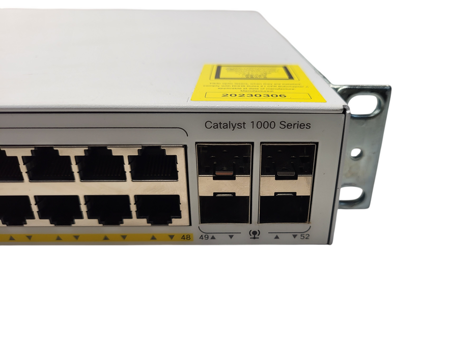 Cisco C1000-48P-4G-L • Gigabit Ethernet PoE Managed Switch • 48 Ports + 4x SFP  $