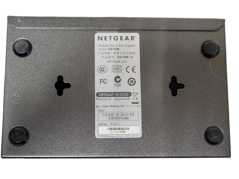 Netgear prosafe 8 port gigabit switch GS108E Q_