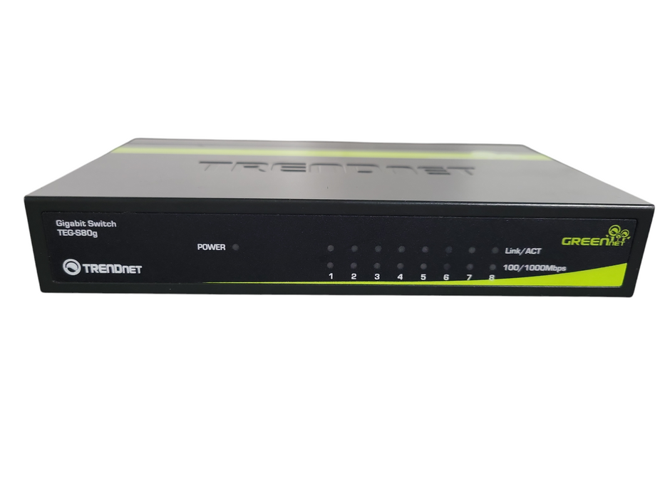 TRENDnet GREENnet TEG-S80G 8-Port Unmanaged Gigabit Ethernet Switch !