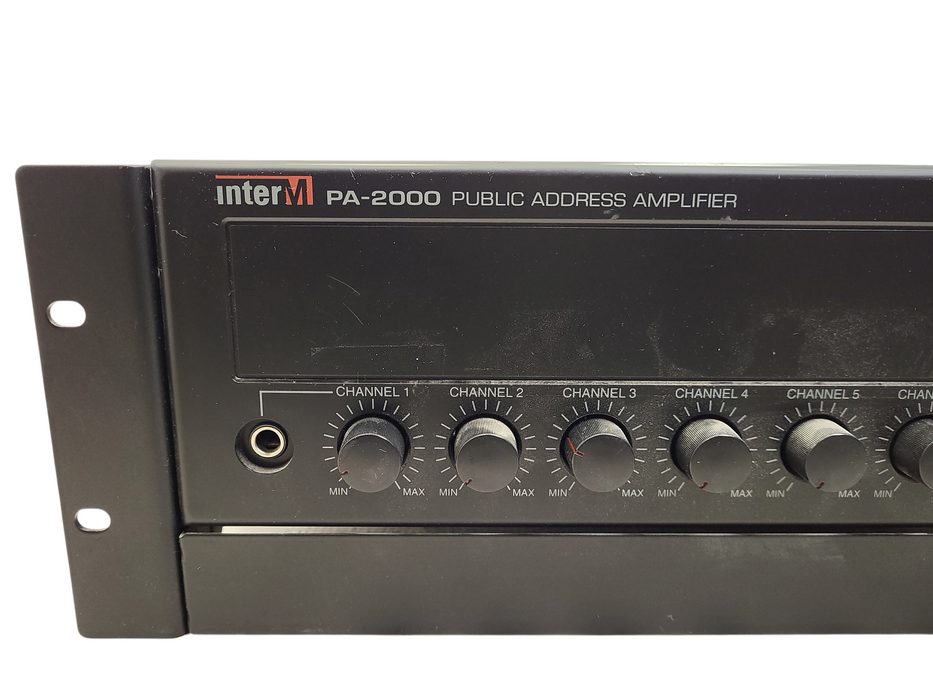 InterM PA-2000 6-channel 60w 5 Zone Public Address Mixer Amplifier READ Q$