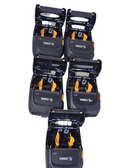 Lot of 5x - Zebra ZQ511 Mobile Thermal Label Printer ZQ51-BUW0000-00 Q%