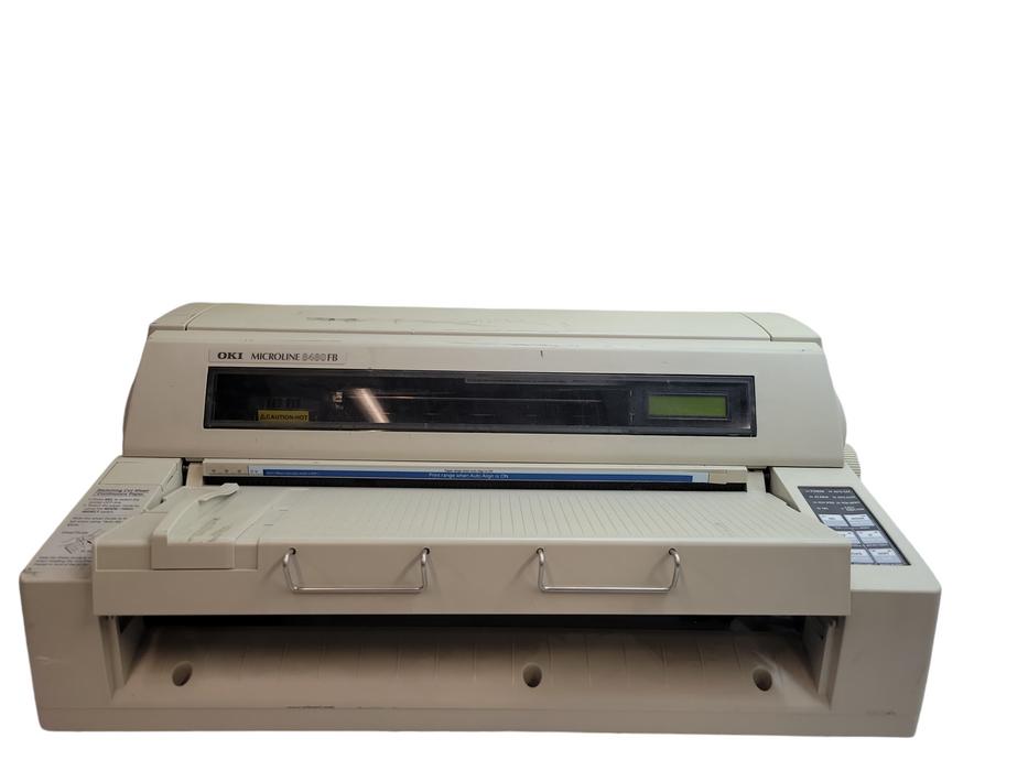 OKI ML 8480 FB - Reynolds & Reynolds | Finance 24-Pin Dot Matrix Printer %