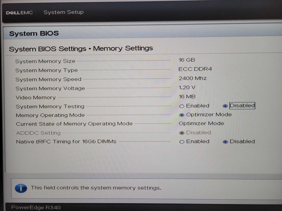Dell PowerEdge R340 1x Xeon E-2174G 16GB DDR4 H730P - No HDD !