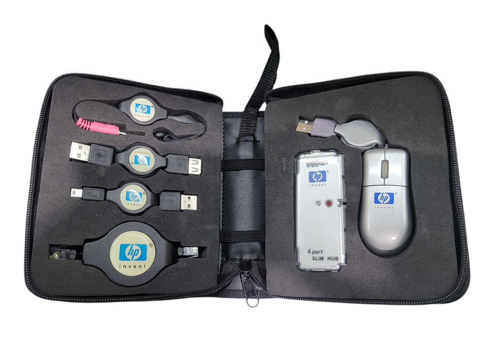 HP Travel Connectivity Kit” / “HP Mobile Accessory Kit | FY05 GDES/GSO