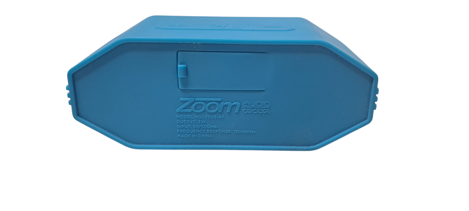 Zoom Audio Decibel Bluetooth Speaker (Model 7003-47)