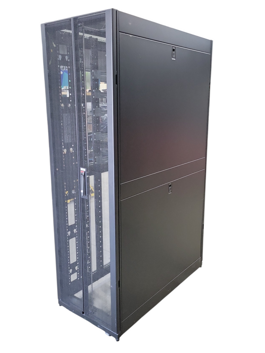 APC AR3300 NETSHELTER ENCLOSURE 42U 600MM X 1200MM SERVER RACK, READ _