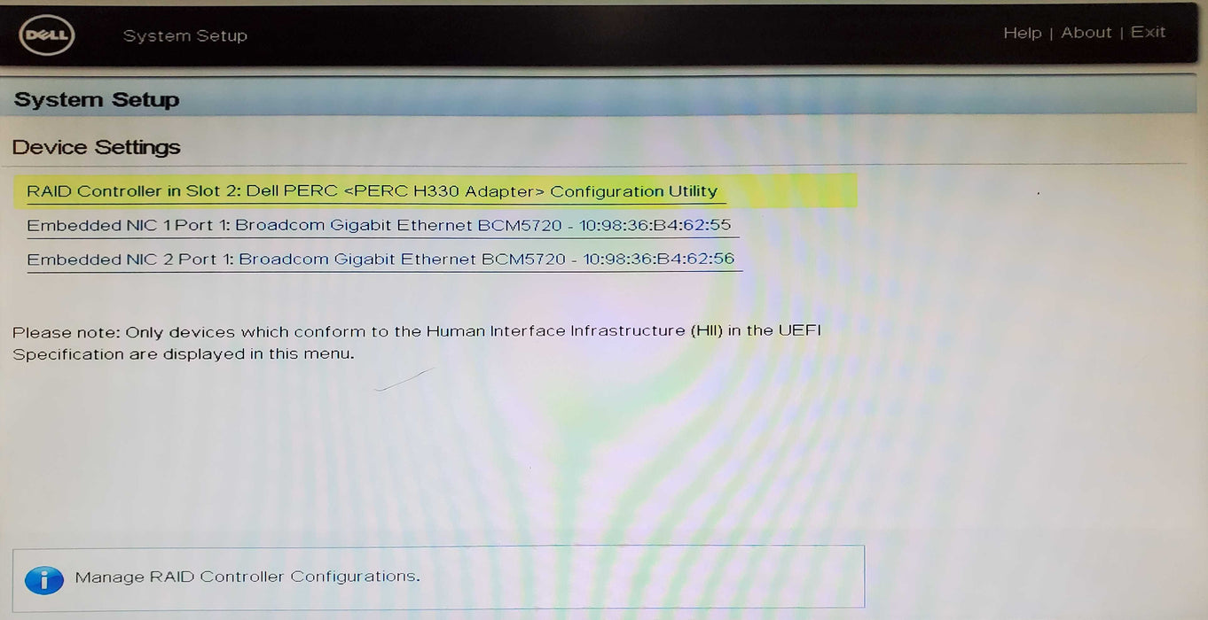 Dell PowerEdge R230 - Xeon E3-1230 v5 4GB DDR4 H330 - No HDD