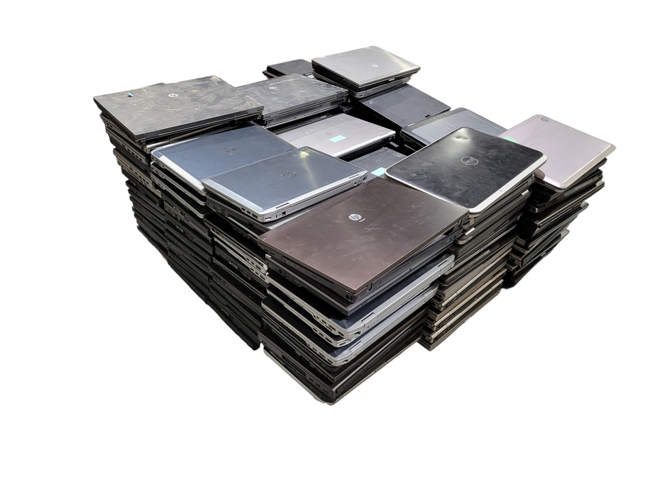 Lot 150x 1-2Gen Dell/Lenovo/HP Laptops AS-IS