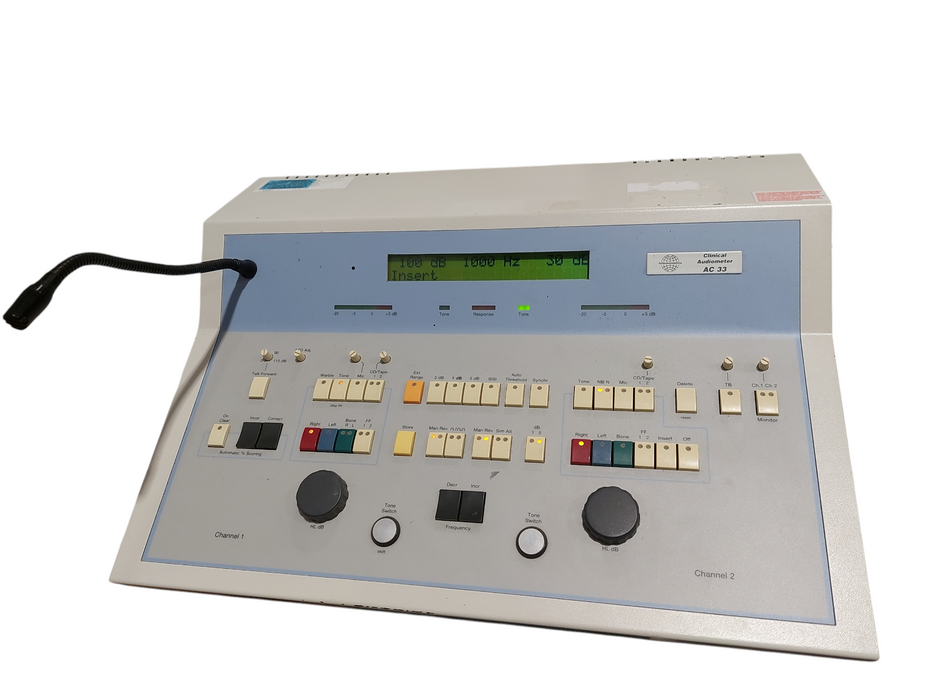 Interacoustics Clinical Audiometer AC33 Type 2 Tone Audiometer  =
