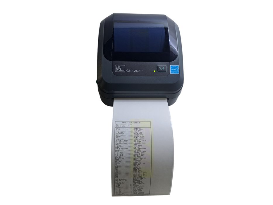Zebra GK420d Thermal Label Printer TESTED | GK42-202510-000 )