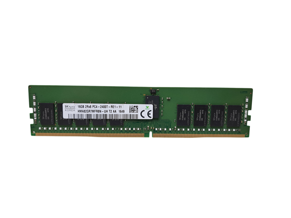 SK Hynix 16GB 2Rx8 PC4-2400T-RE1 DDR4 Server Memory HMA82GR7MFR8N-UH Q)