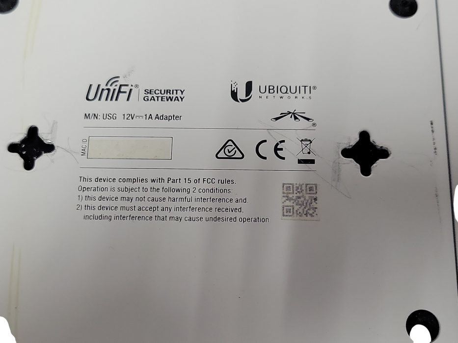 Lot of 2x Ubiquiti UniFi Security Gateway 1000Mbps USG NO POWER ADAPTER SEE _