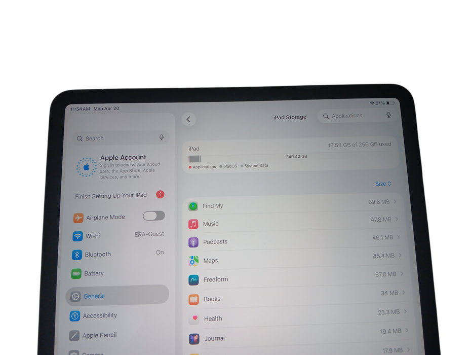 Apple iPad Pro 12.9" 4th Gen - 256GB - Space Gray [A2229]