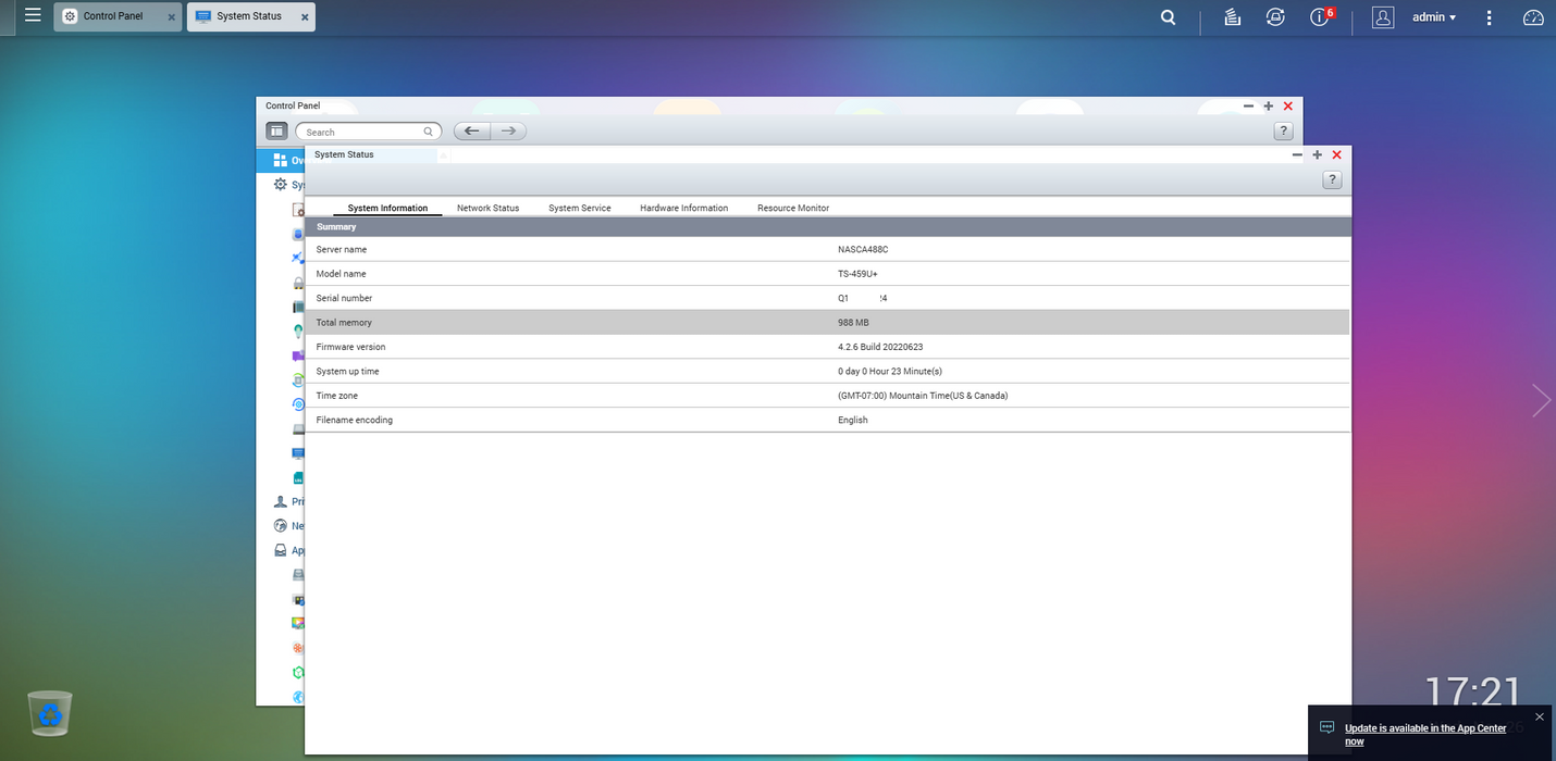 QNAP Turbo NAS Server TS-459U-SP+ 4-Bay 1x 4TB 3.5" HDD $