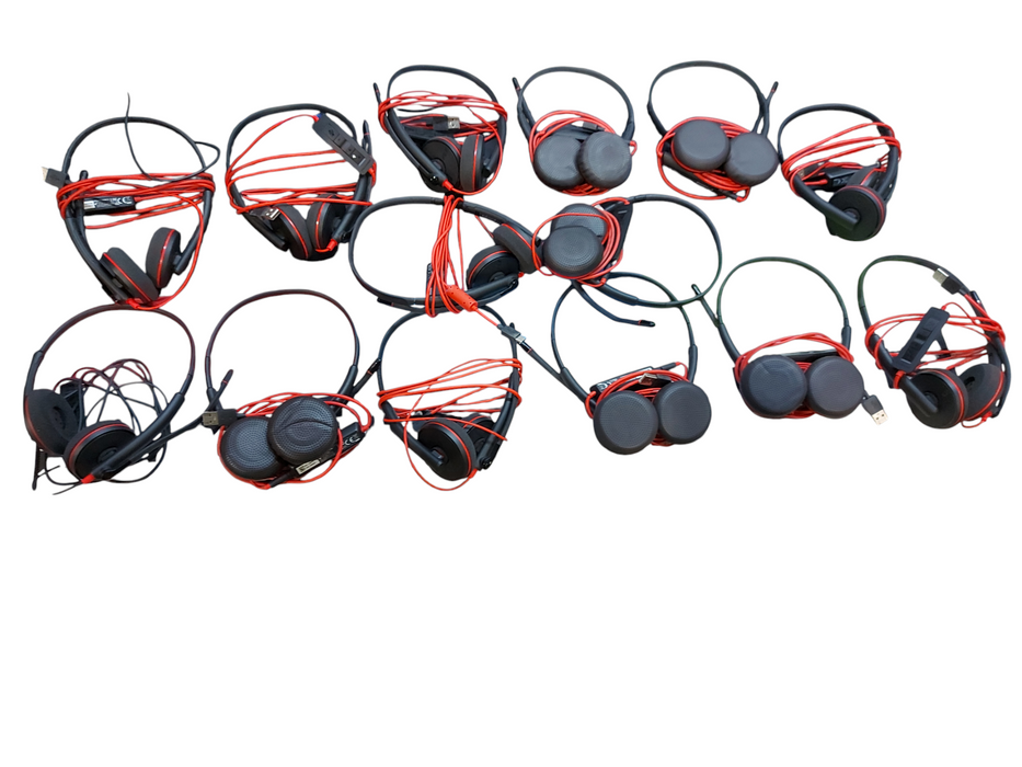 Lot 14x Plantronics Blackwire 3220, USB-C Headset, On-Ear Headset, Wired