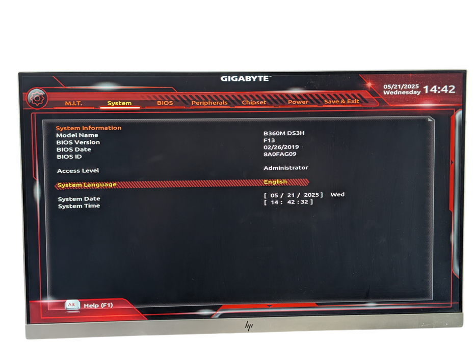 Custom PC GIGABYTE B360M DS3H Intel Core i7-8700 16GB RAM  -