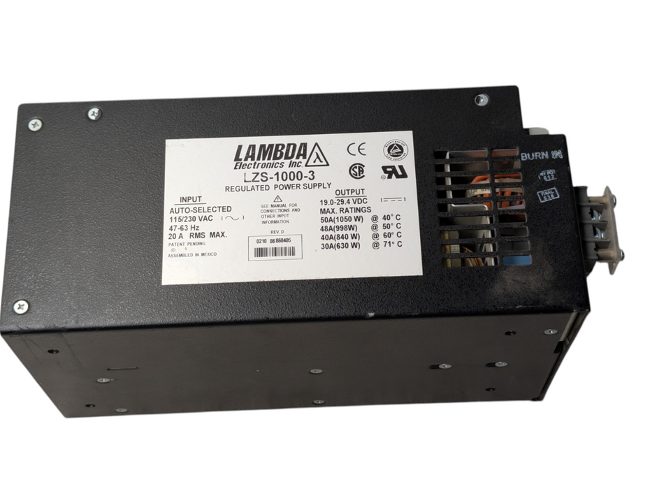 LAMBDA Electronics LZS-1000-3 Regulated Power Supply Q-
