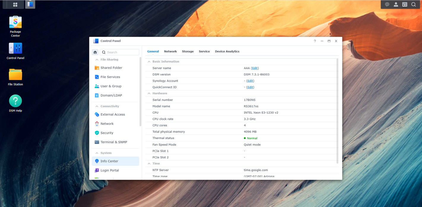 Synology RackStation RS3617xs 12-Bay NAS Server Kit No HDD $