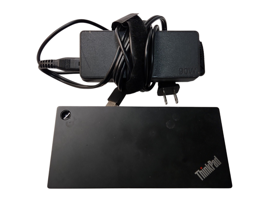 Lenovo ThinkPad USB-C Gen 2 Docking Station LDC-G2 Type 40AS W/ 90W Adapter