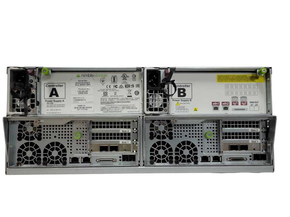 Nimble Storage C1K-2P-84T-E 21x 6TB HDD, 10Gb SFP+, 2x PSU, READ _ 
