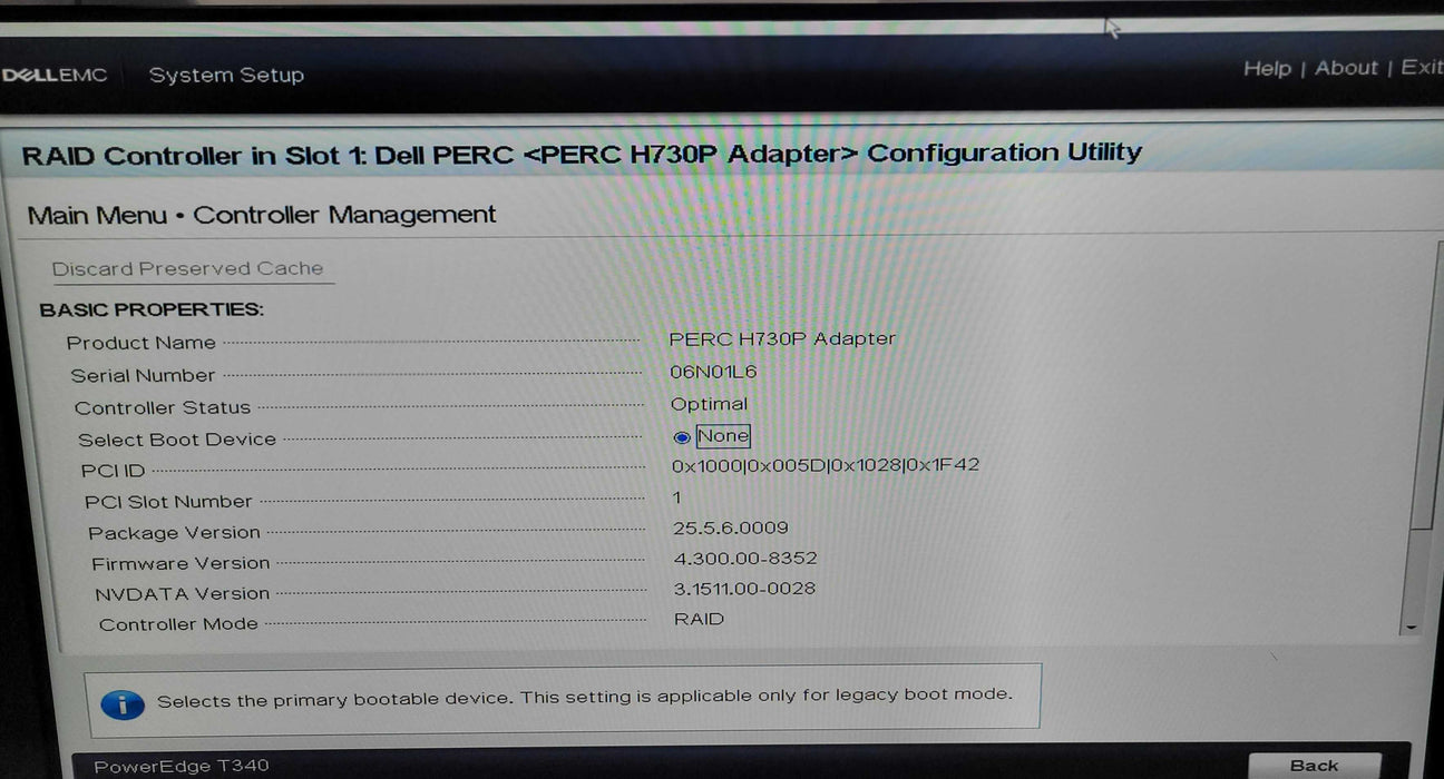 Dell EMC PowerEdge T340 8x 3.5"|  Xeon E-2234 @3.60GHz 16GB DDR4 NO HDD