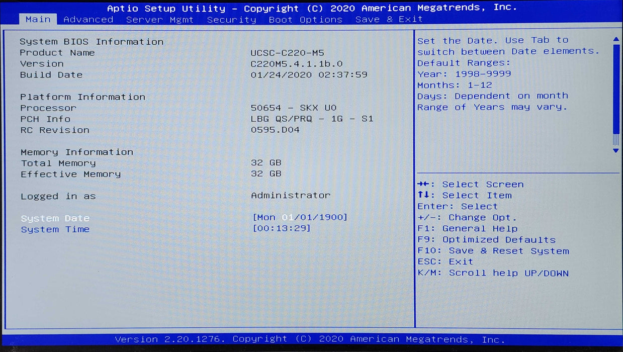 Cisco UCS C220 M5 1U 10x2.5", 2x Xeon Silver 4114, 32GB DDR4, Cisco 12G