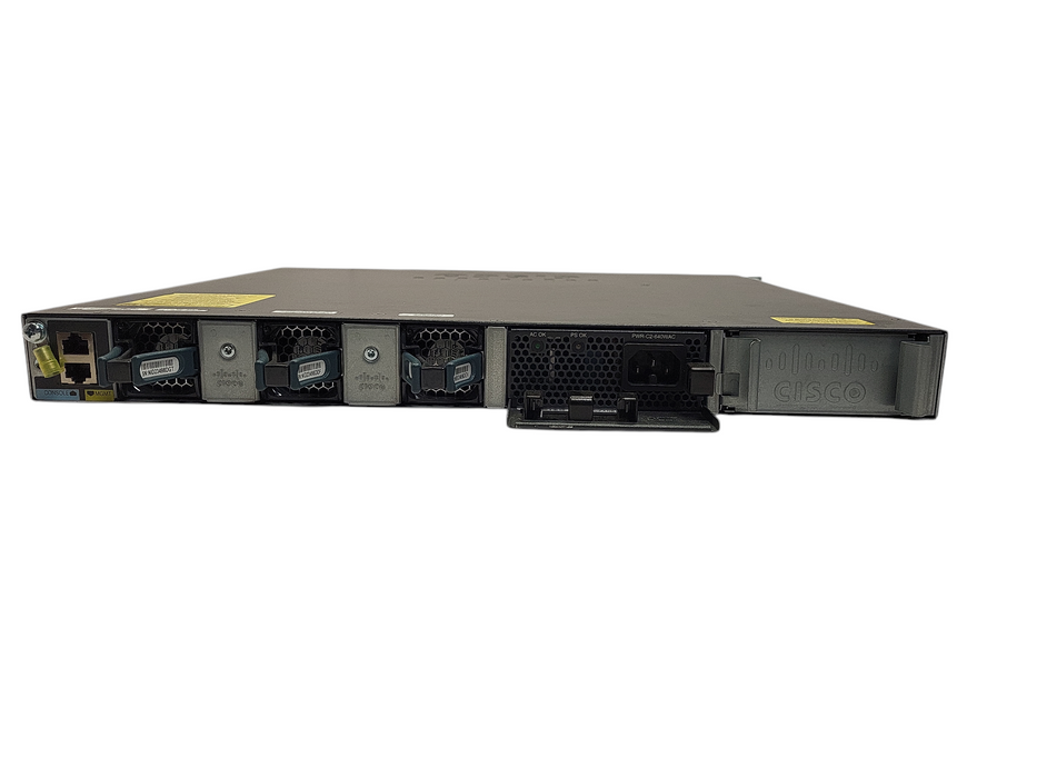 Cisco WS-C3650-24PS-S | 24-Port Gigabit PoE+, 4x SFP Switch w/ 1x 640W PSU Q$