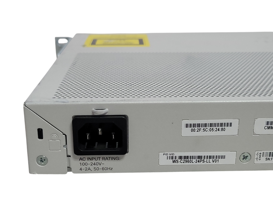 Cisco Catalyst WS-C2960L-24PS-LL 2960-L Gigabit PoE Network Switch Q_