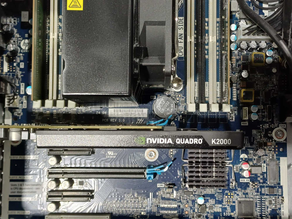 HP Z4 G4 Workstation, i7-7820X 3.60GHz, 16GB DDR4, K2000