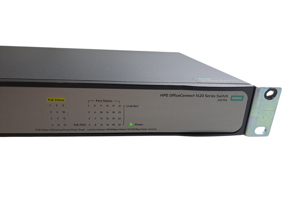 HP JH019A OfficeConnect 1420-24G-PoE+ (124W) Unmanaged Switch )