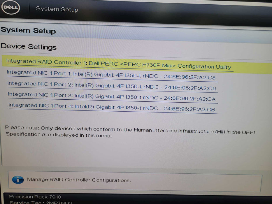 Dell Precision Rack 7910 - 2x Xeon E5-2643 v3 64GB DDR4 Perch H730P Mini %