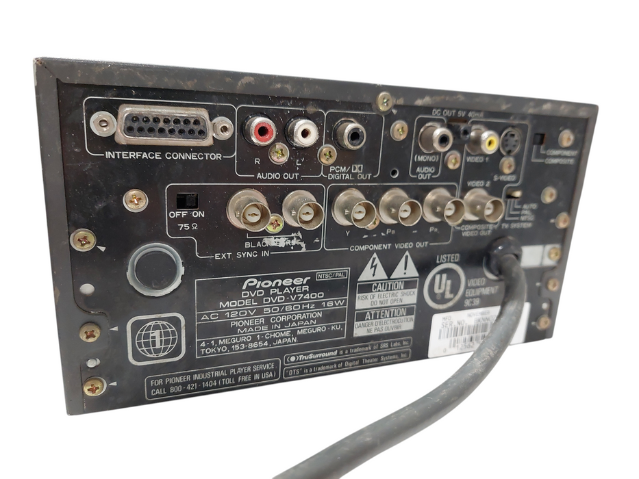 Pioneer DVD Player DVD-V7400 =