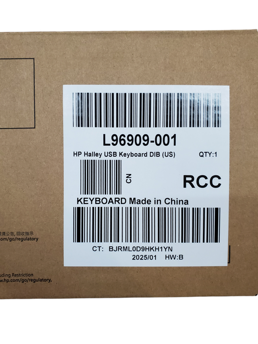 Lot 7x NEW - HP Halley USB Keyboard DIB (US) - L96909-001