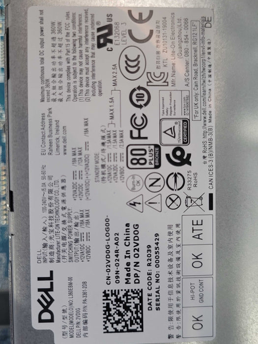 Dell XPS 8940 Tower PC, Core i5-10400 2.90GHz, 16GB DDR4, 500GB SSD _