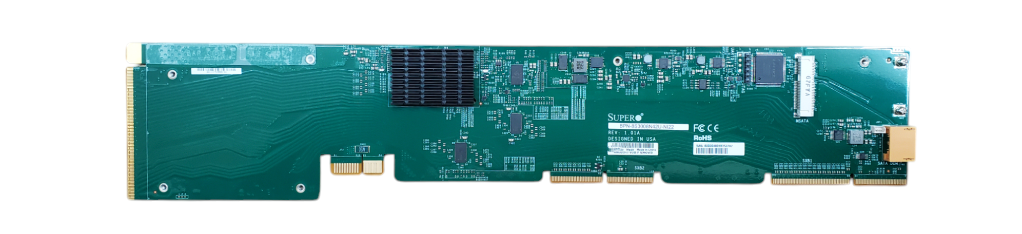 SuperMicro X10DRT-P-G5-NI22 Compute Node Backplane P/N: BPN-8S3008N42U-NI22