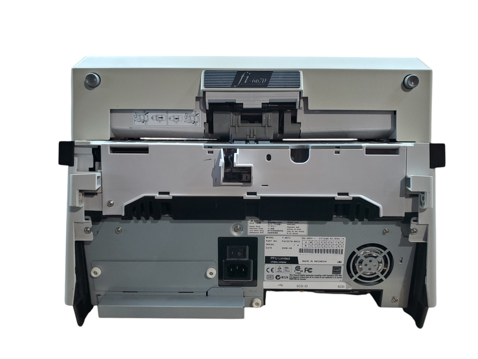 Fujitsu FI-6670 Image Document Scanner - No Trays *READ*